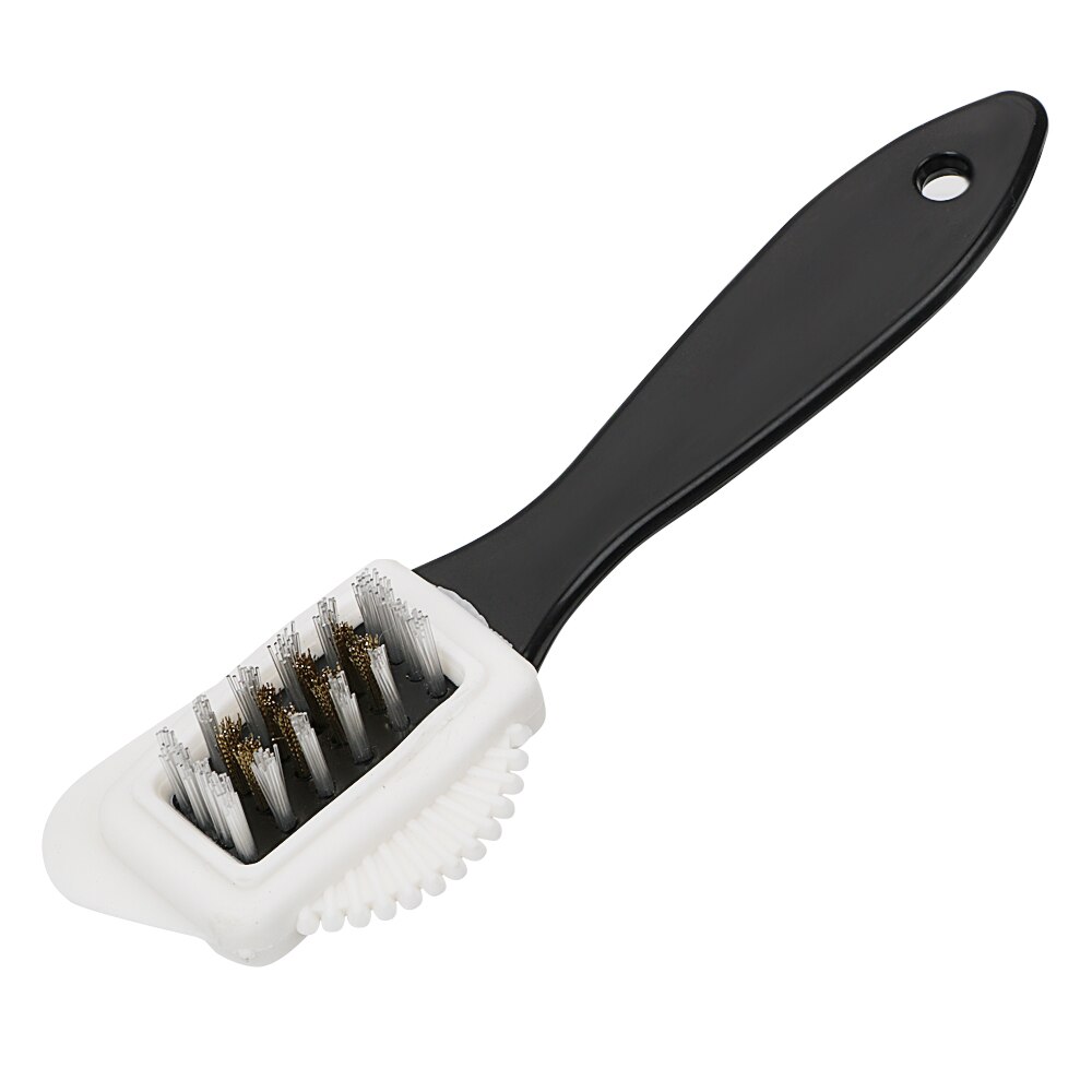 S Shape Silicone Copper Wire Shoes Brush Multifunction For Nubuck Suede Boot Shoes 3 Sides Shoe Brush Cleaning Tool