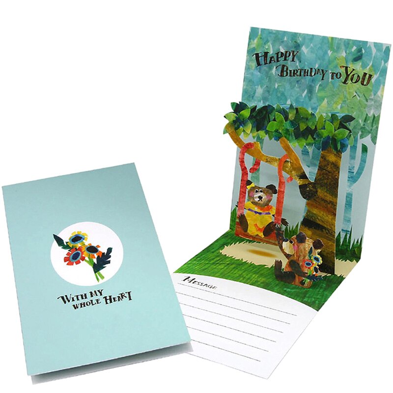 DIY Pop-up Card St. Patrick's Day,Handmade 3D Anniversary Greeting Card Paper Model,Postcard Invitation Papercraft,Craft ER-116: Default Title