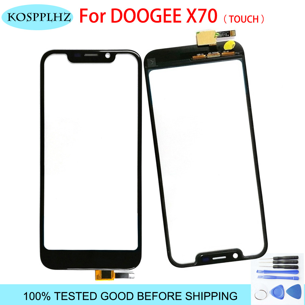 KOSPPLHZ 5.5 inch Doogee X70 Touch Screen Glass 100% Guarantee Glass Panel Touch Screen X 70+ tools