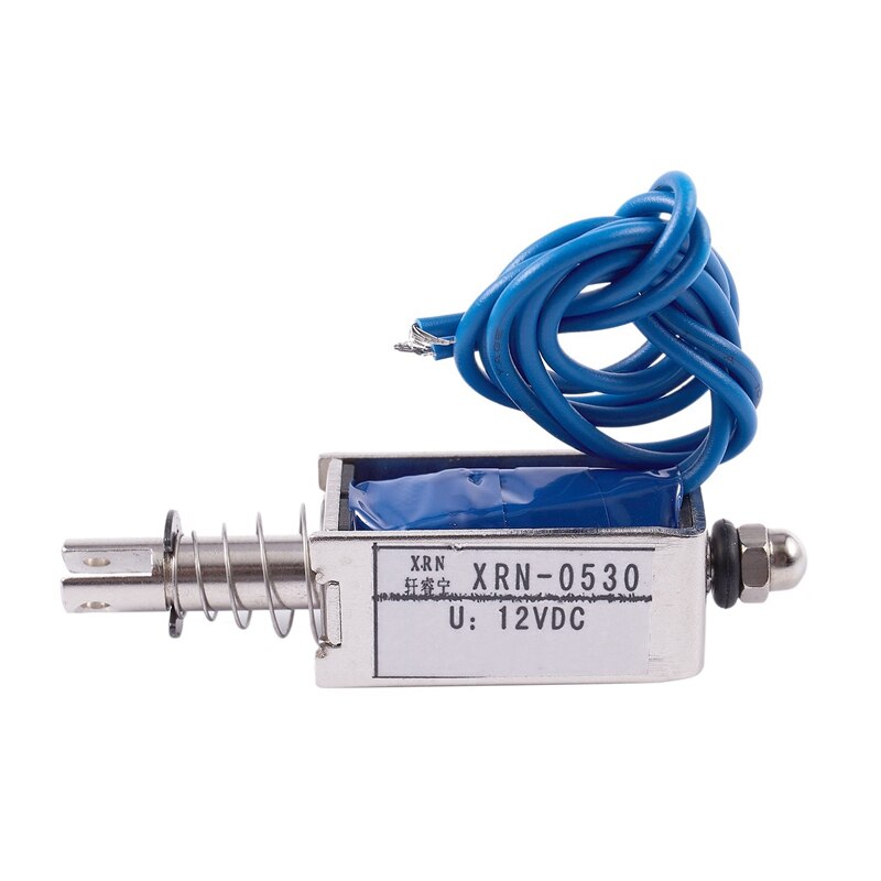 Solenoidi sähköinen magneettityyppi työntö / veto 10 mm dc 12 v 2.1 kg voima