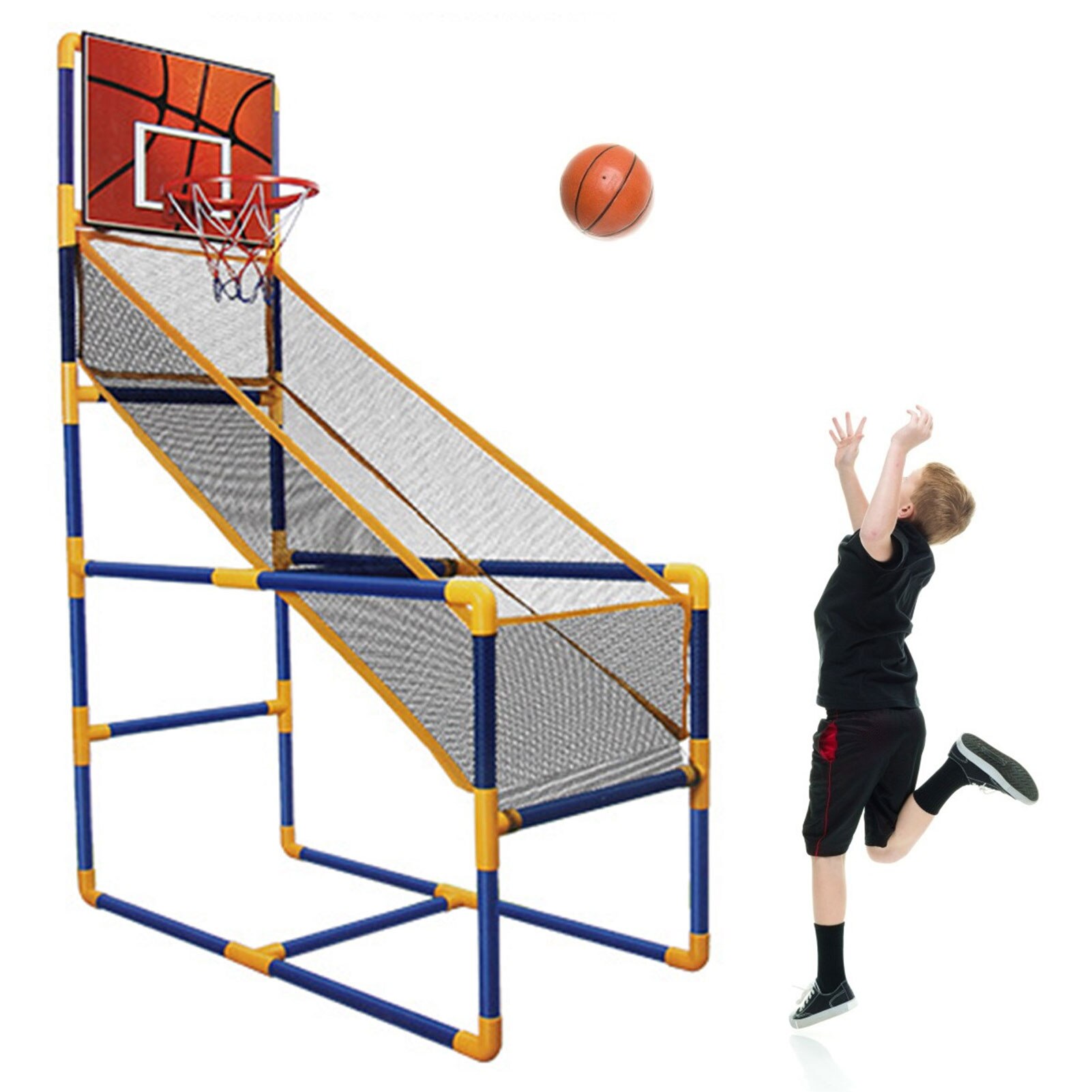 Basketbal Stands Hoogte Verstelbare Kids Basketbal Doel Hoepel Speelgoed Set Basketbal Voor Jongens Training Praktijk Accessoires