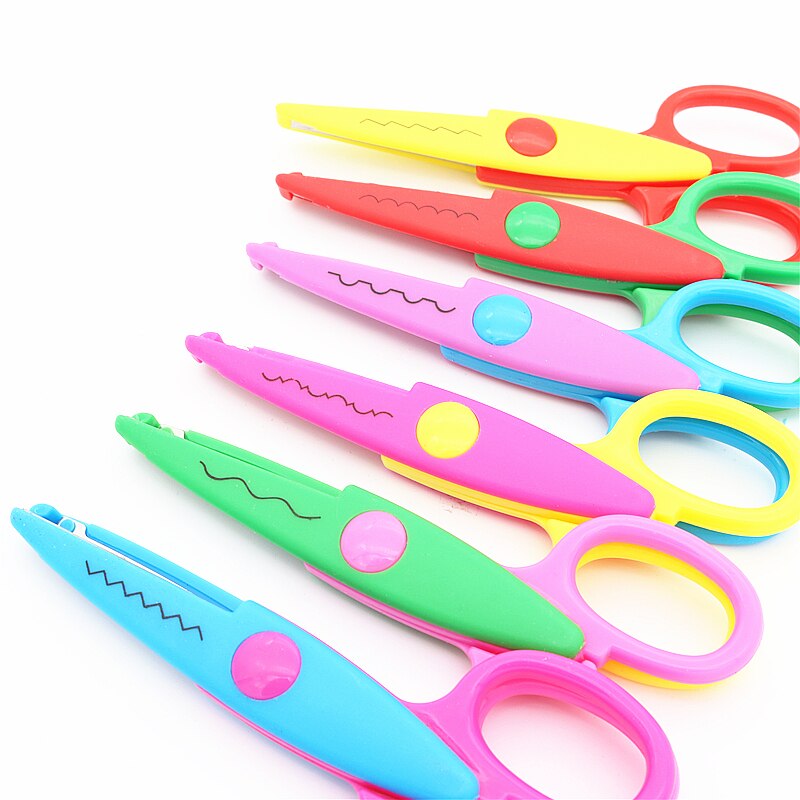 Decorative Wave laciness Edge Scissors DIY for Scrapbook Handmade Kids Artwork Card Safe