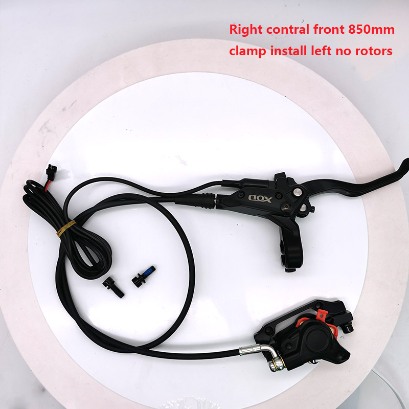 E-Bike MTB Hydraulic Disc brake Set Aluminum Alloy Electric bike scooter Power Control Shifter cut power off Bicycle Brakes: Right front