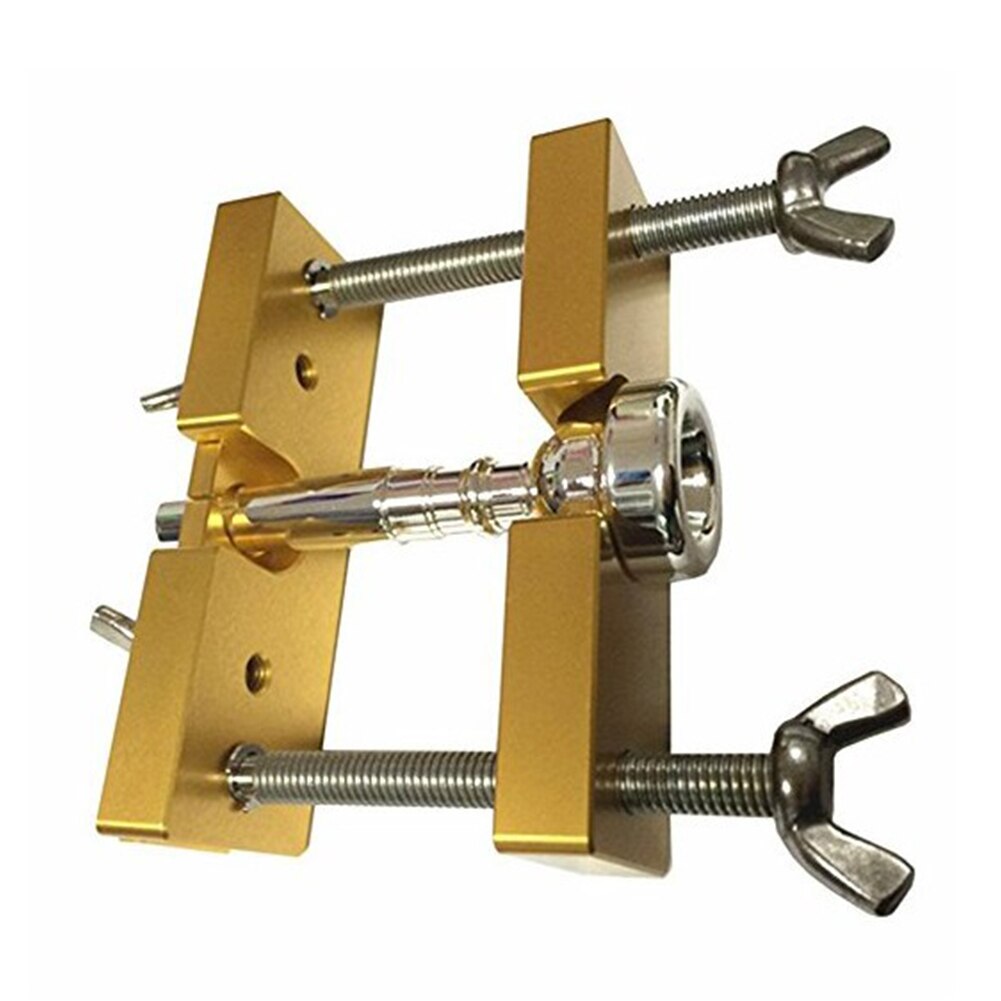 Herramientas de trombón de mandíbulas ajustables de aluminio, accesorios de trompeta, extractor de boquilla, removedor de reparación, instrumentos roscados de latón, gran abrazo
