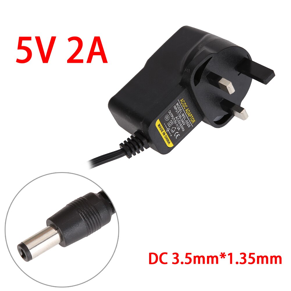 AC 110-240V zu DC 5V 2A Wand Plug Power Ladegerät Adapter 3,5mm * 1,35mm netzteil Adapter Konverter AU/EU/UK/US-Standard