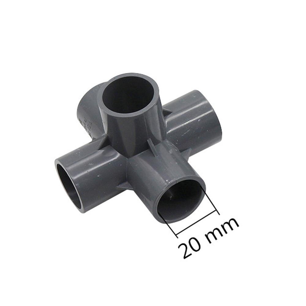 20 Mm 4-Weg 3-Weg 5-Weg Drie-Dimensionale Pvc Connector Tuin Irrigatie Water Connectors aquarium Adapter Fittings