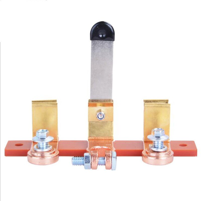 12/24V Guillotine Style Brass Battery Switch Two-Way Battery Power Switch Modified Switches For Car, Yachts, Trucks
