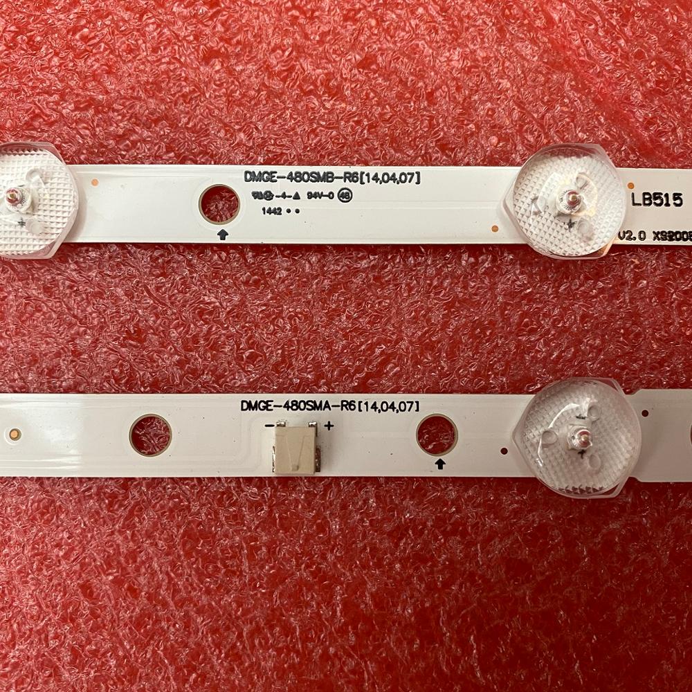 8 PCS LED Backlight Strip For SAMSUNG_2014SVS_48_MEGA_3228_L+R UE48H5003 UE48H4200 UE48H4203 HG48EC460 DMGE-480SMA-R6 R1 480SMB