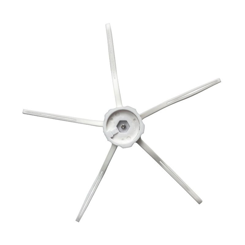 Cepillo lateral blanco de 5 brazos para Xiaomi MI Robot, piezas de aspiradora para Roborock S50, S51, S55, S5 MAX, S6, Xiaowa E35, E2, 2 uds.