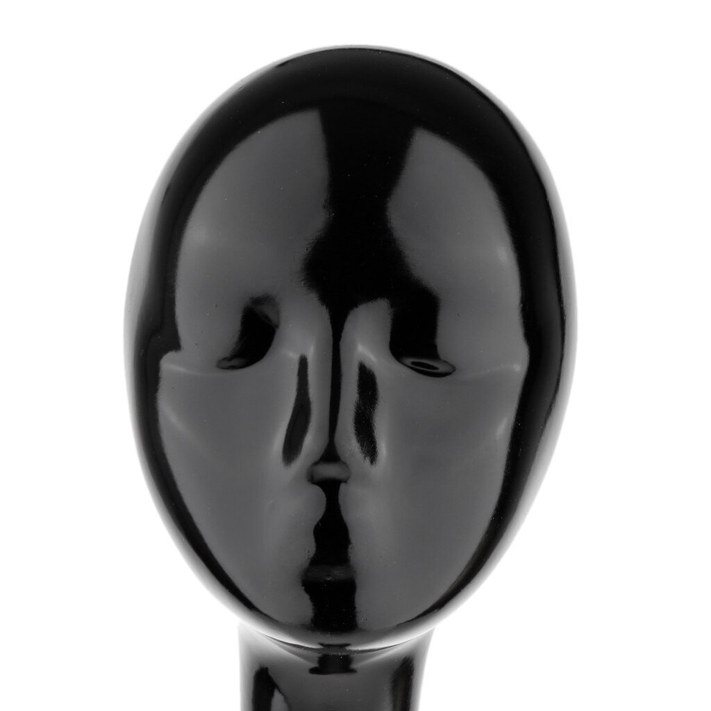 Beauty 21inch Mannequin Head for Scarf Necktie Wigs Hats Sunglasses Jewelry Display Model - Long Neck