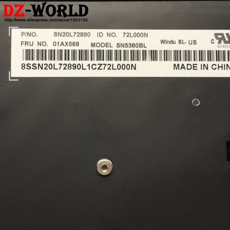 /Orig US English Backlit Keyboard for Lenovo Thinkpad T470 T480 A475 A485 Backlight Teclado 01AX569 01AX487 01AX528 01HX419