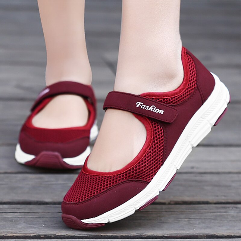 Damesschoenen Ademende gevulkaniseerde schoenen Wit Zapatillas Mujer Superlichte dames casual schoenen Sneakers Dames 2021Dames plat