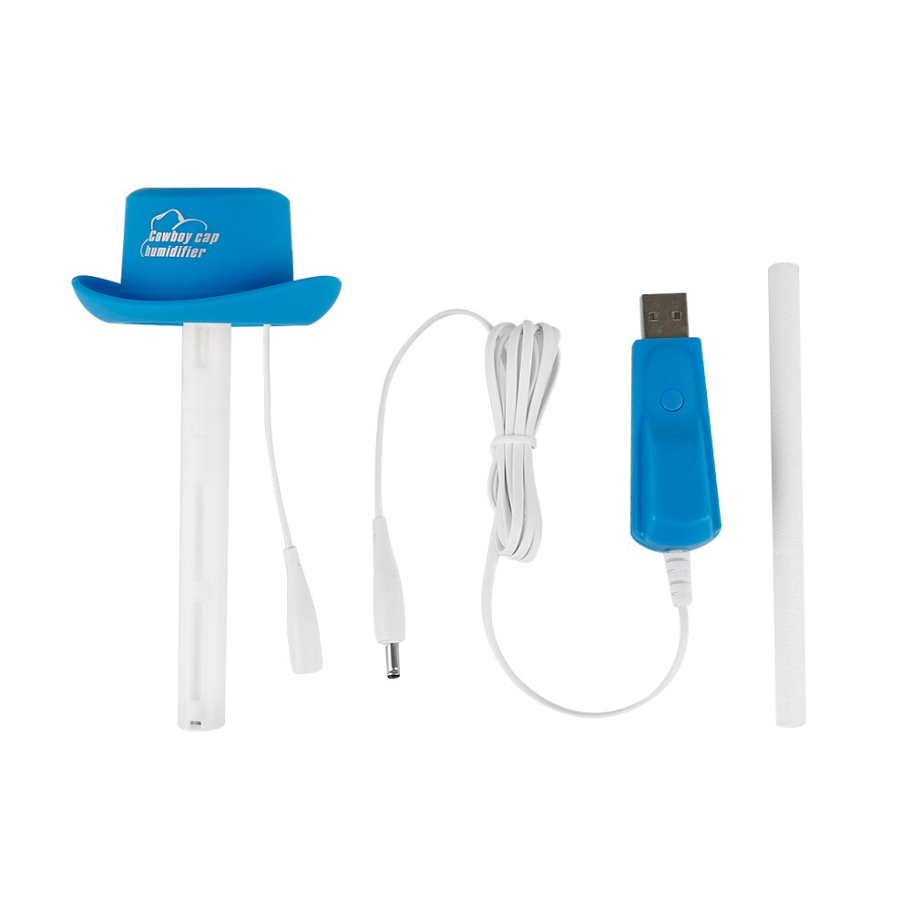 Mini Portable Car USB Humidifier Cowboy Hat Small Bottle Cap Universal Auto Atomizer: 6