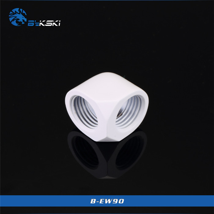 Bykski 90 grados doble hembra codo conector Junta B-EW90