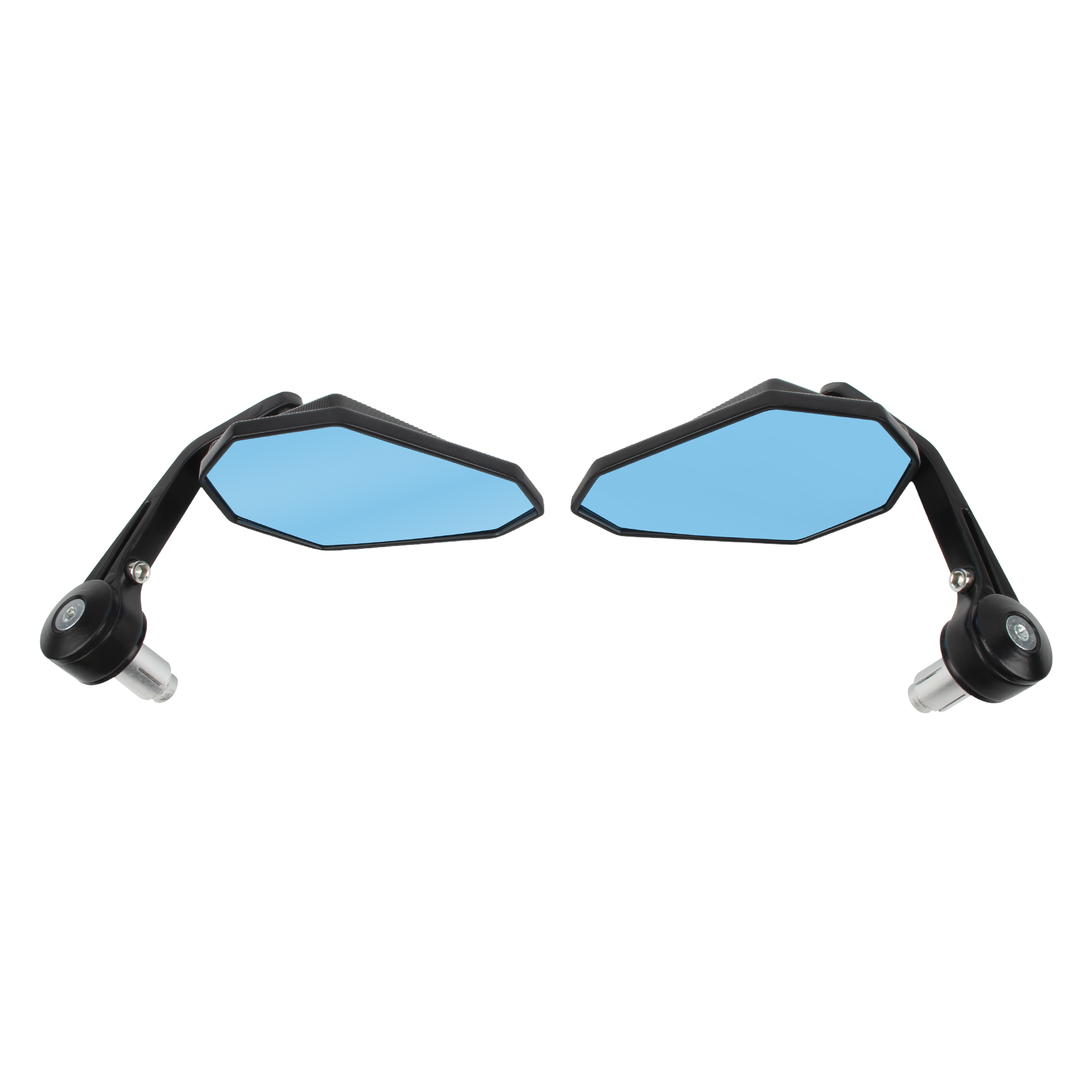 Motoraccessoires Universele achteruitkijkspiegel Zijstuur Bar End Spiegels Moto Fiets Elektrische fiets Scooter Motocross