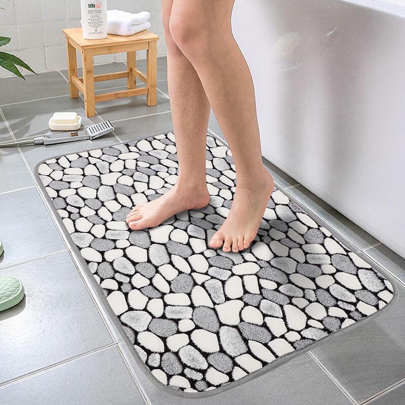 Badkamer Mat Antislip Mat Vloermat Pebble Absorberende Slaapkamer Deur Keuken Tapijt Sneldrogende Wc Deur Mat