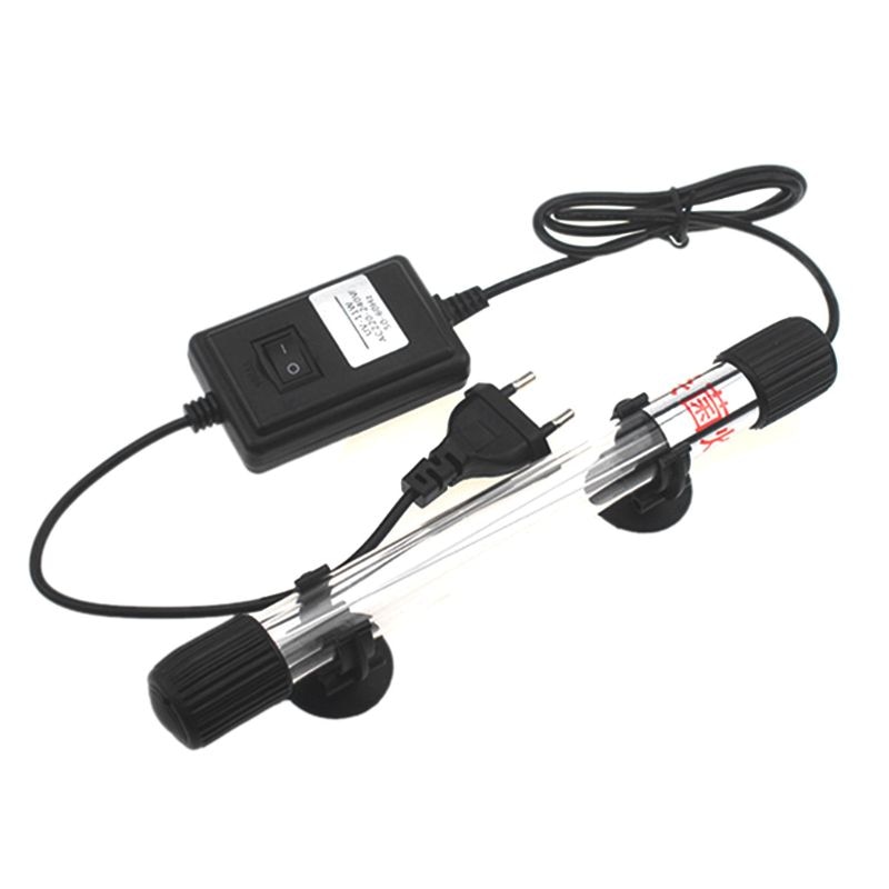 Fish Tank Sterilize Clean Lamp Submersible Fish Pond UV Disinfection for Aquarium Water Clean Clear Waterproof Light