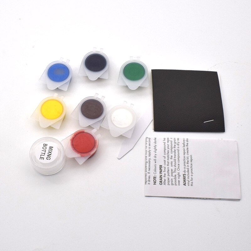 Kit de reparación de vinilo de cuero líquido sin calor, herramienta para asientos de coche, sofás, abrigos, agujeros, rayaduras, NJ88