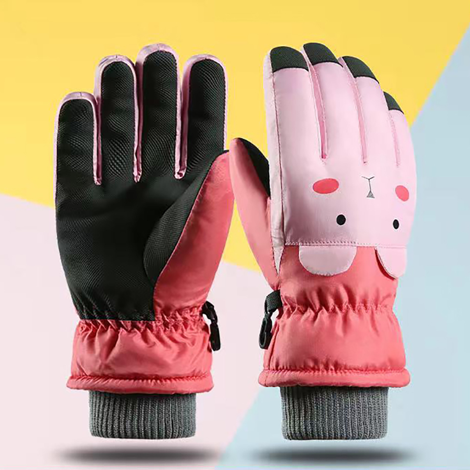 Winddicht Waterdicht Kind Ski Handschoenen Jongen Meisjes Winter Outdoor Skiën Handschoenen Warm Kinderen Ski Handschoenen Wanten Pols Warmer