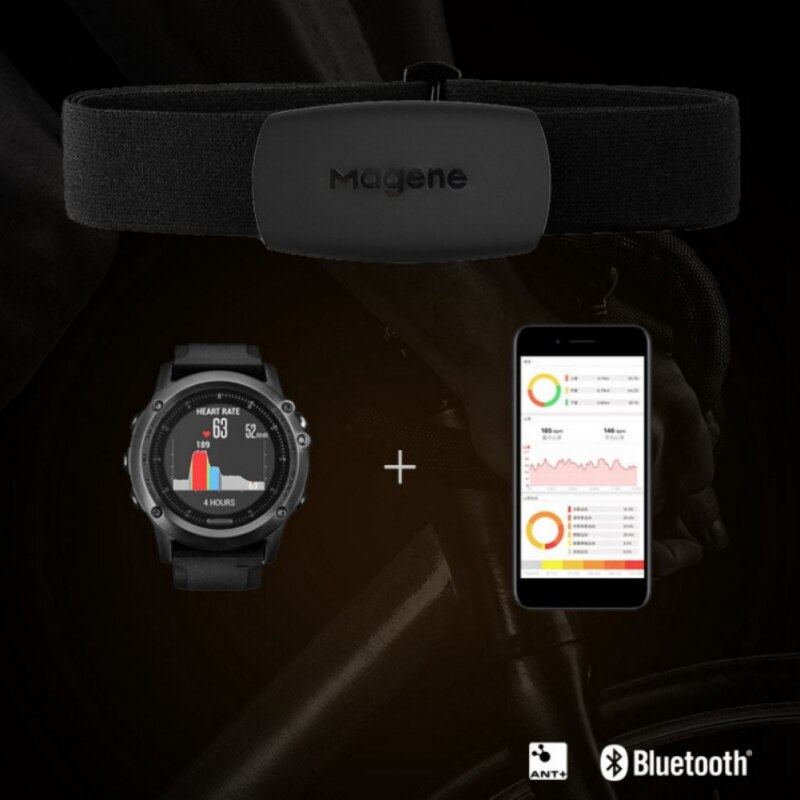 Fitness Hartslagmeter Dual Mode ANT + & Bluetooth 4.0 Fietsen Running Hartslag Sensor Met Borstband