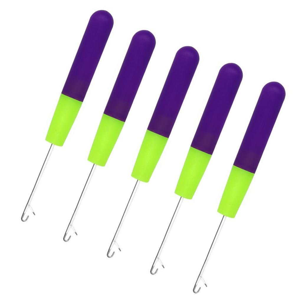 5Pieces s Tool Set, s Crochet Hook Hair Locking Tool for Braid Craft Latch Hook Crochet Needle Set