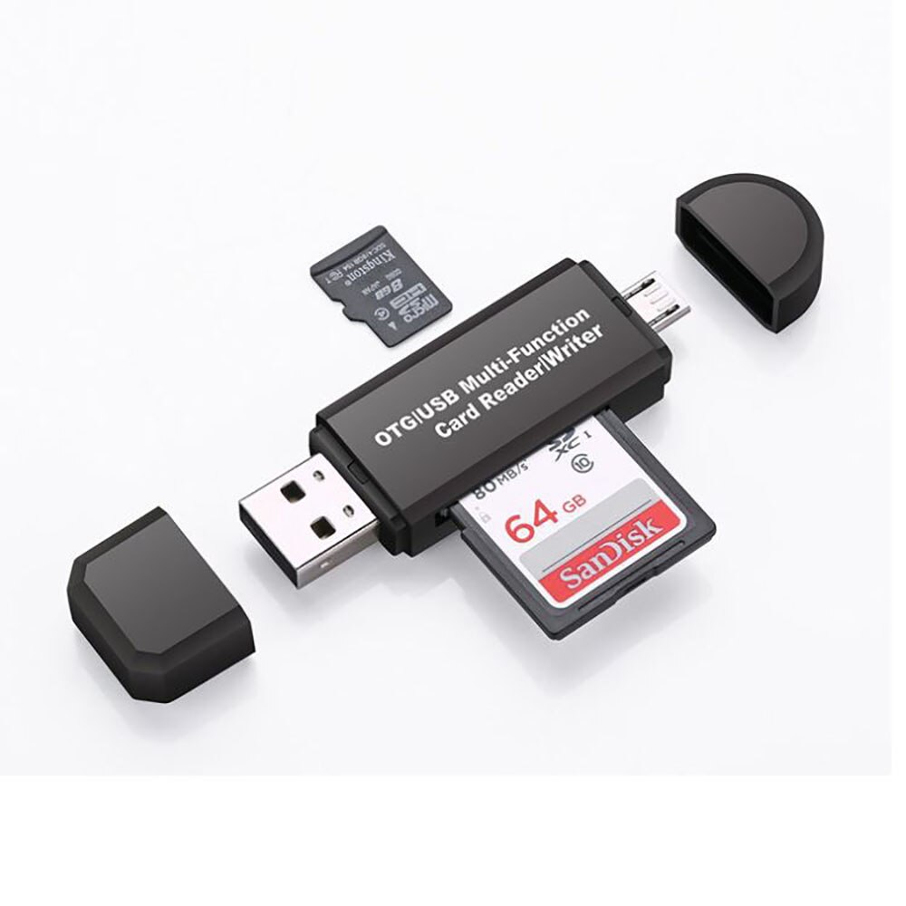 Multifunctionele Type C Otg Micro Sd Kaartlezer Usb C 3.0 / 2.0 Voor Usb Micro Sd Adapter flash Drive Smart Geheugenkaartlezer