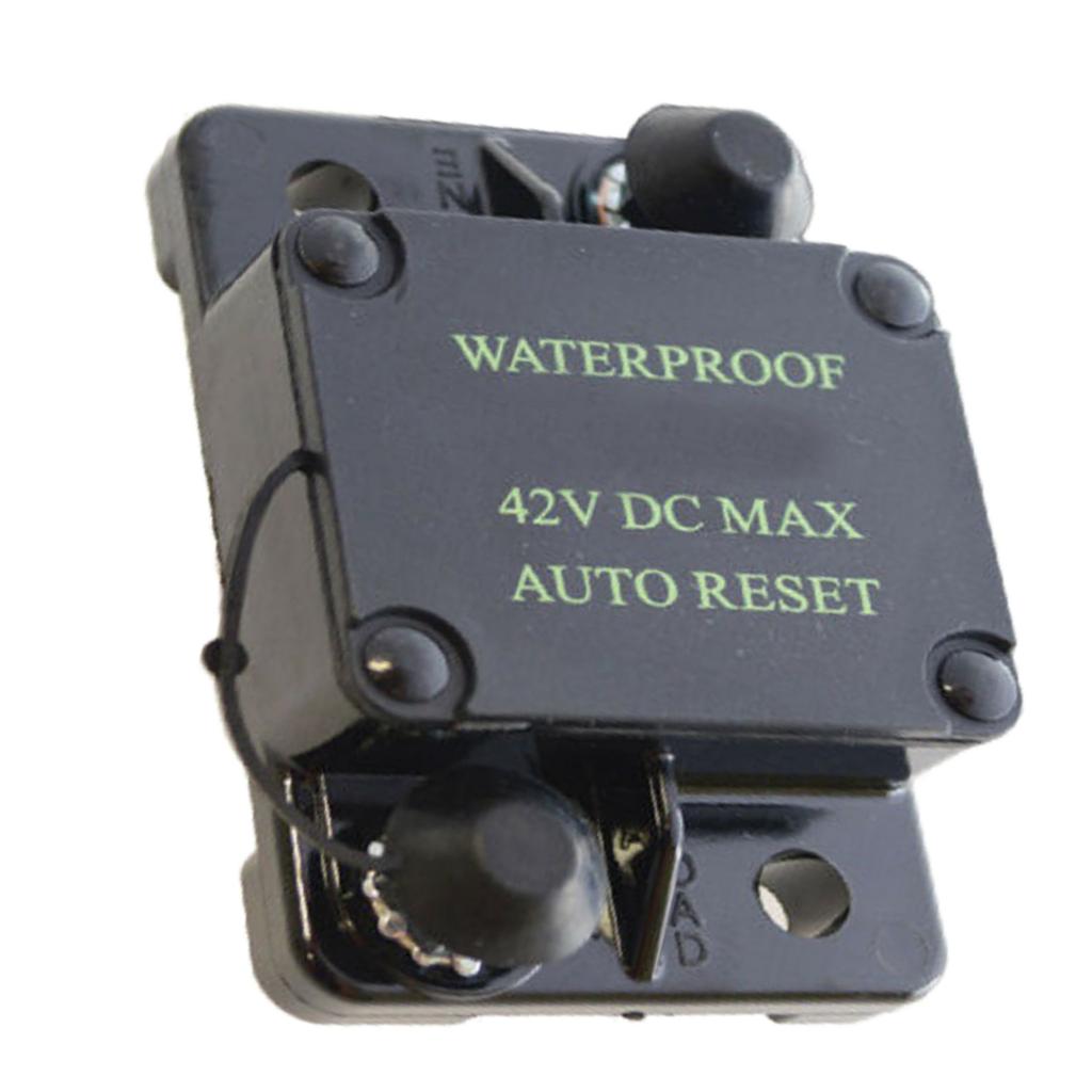 Vehicles Circuit Breaker Protection Waterproof Auto Reset 30A-300A DC 42V