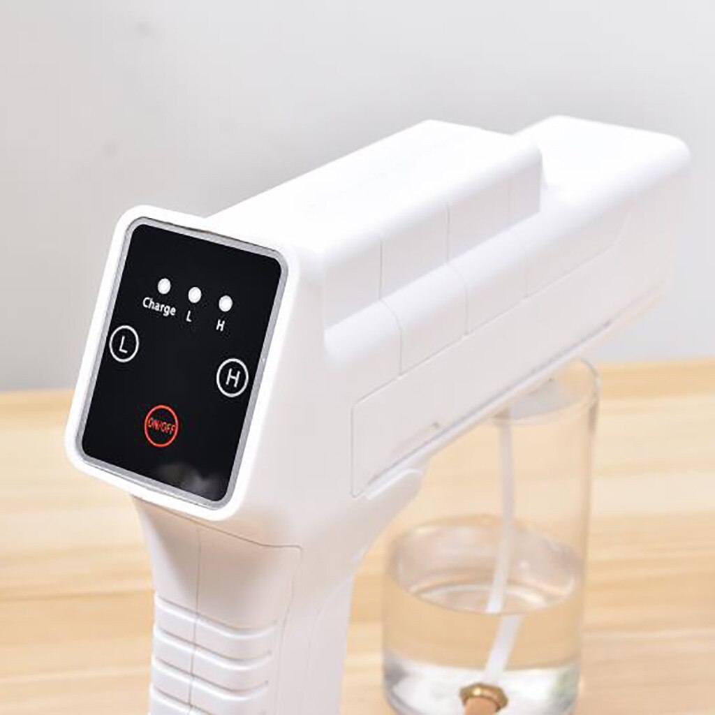 Electric Sprayer Blue Light Portable Fogger Machine Hair Nanos Steam Spray Guns Hotel Home Disinfection With Battery