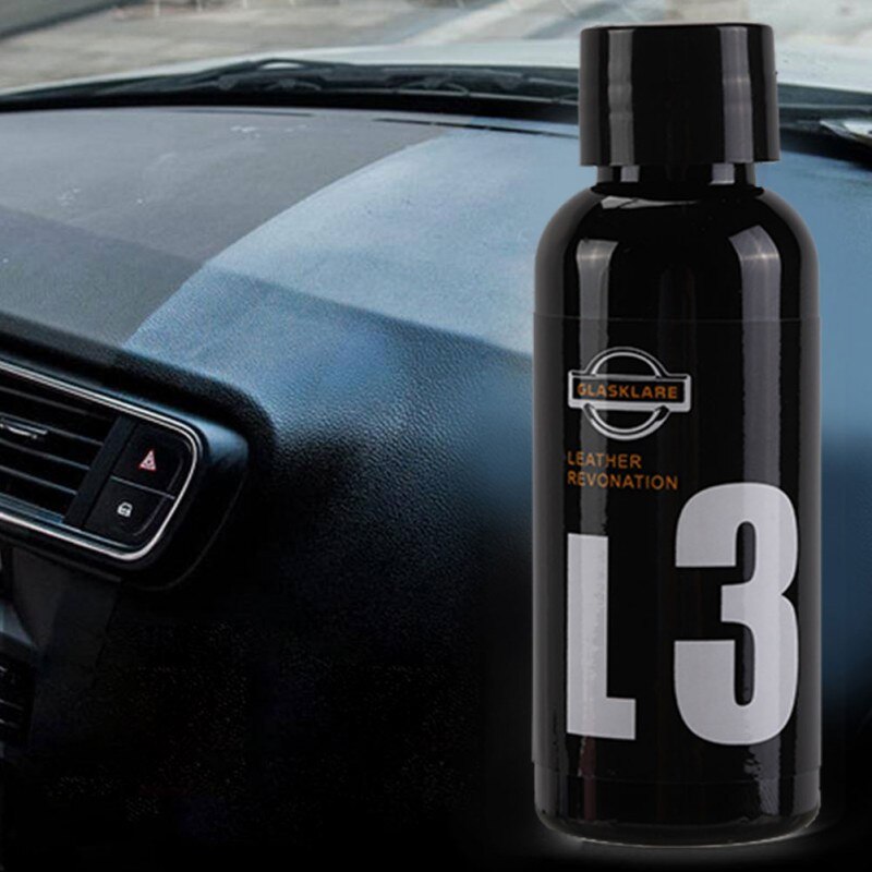 50ml bil renovert interiør skinn plast pleie vedlikehold biltilbehør skinnpleie *