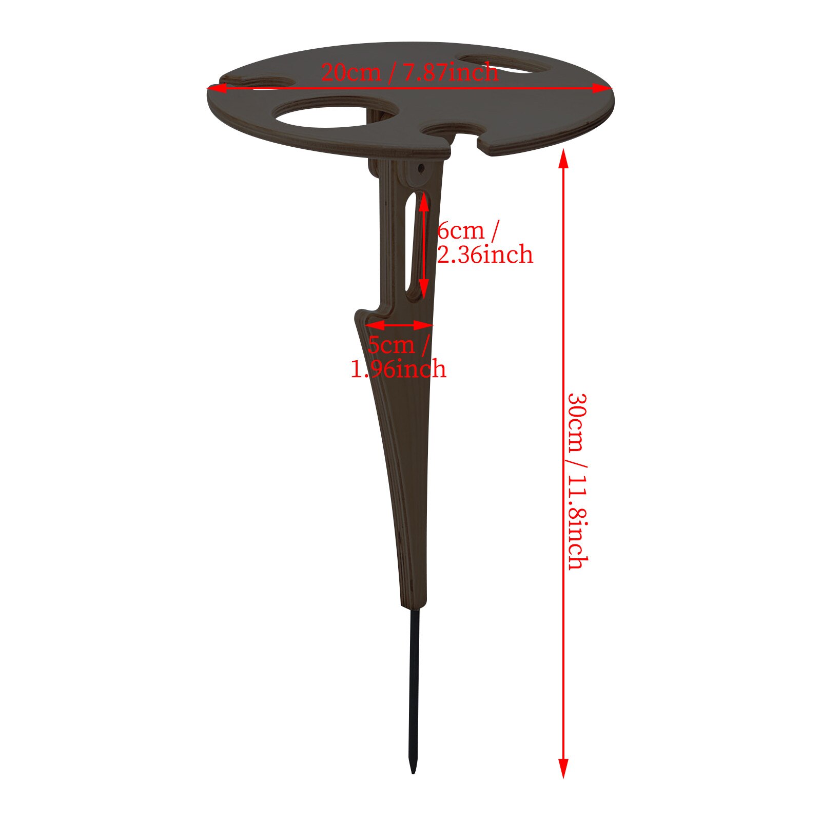 Outdoor Wijnrek Gazon Wijnrek Draagbare Outdoor Picknick Wijnrek Outdoor Wijn Tafel Met Opvouwbare Ronde Desktop
