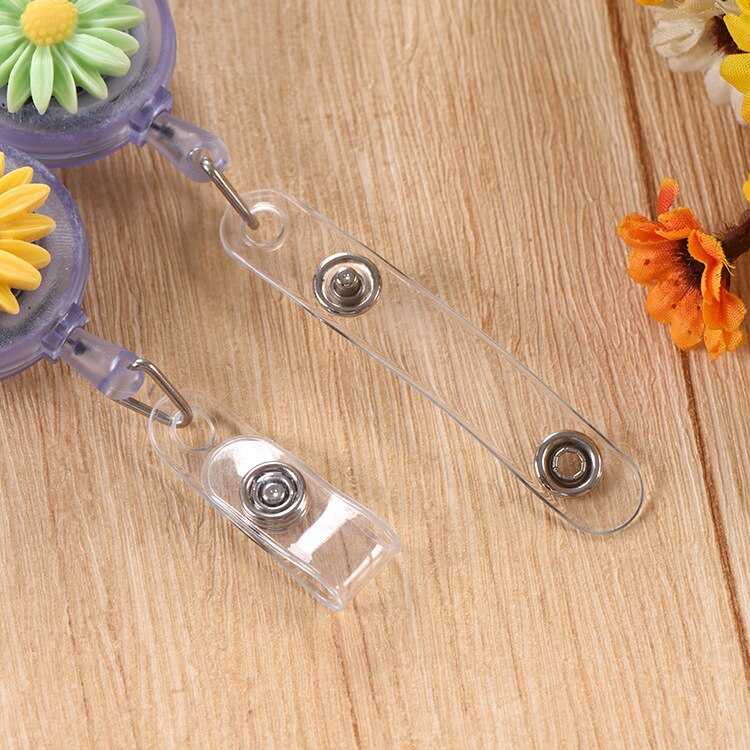 Mode Vrouwen Kaarthouder Kleurrijke Bloemen Intrekbare Badge Reel Verpleegster Arts Student Tentoonstelling Id Card Clips Badge Houder