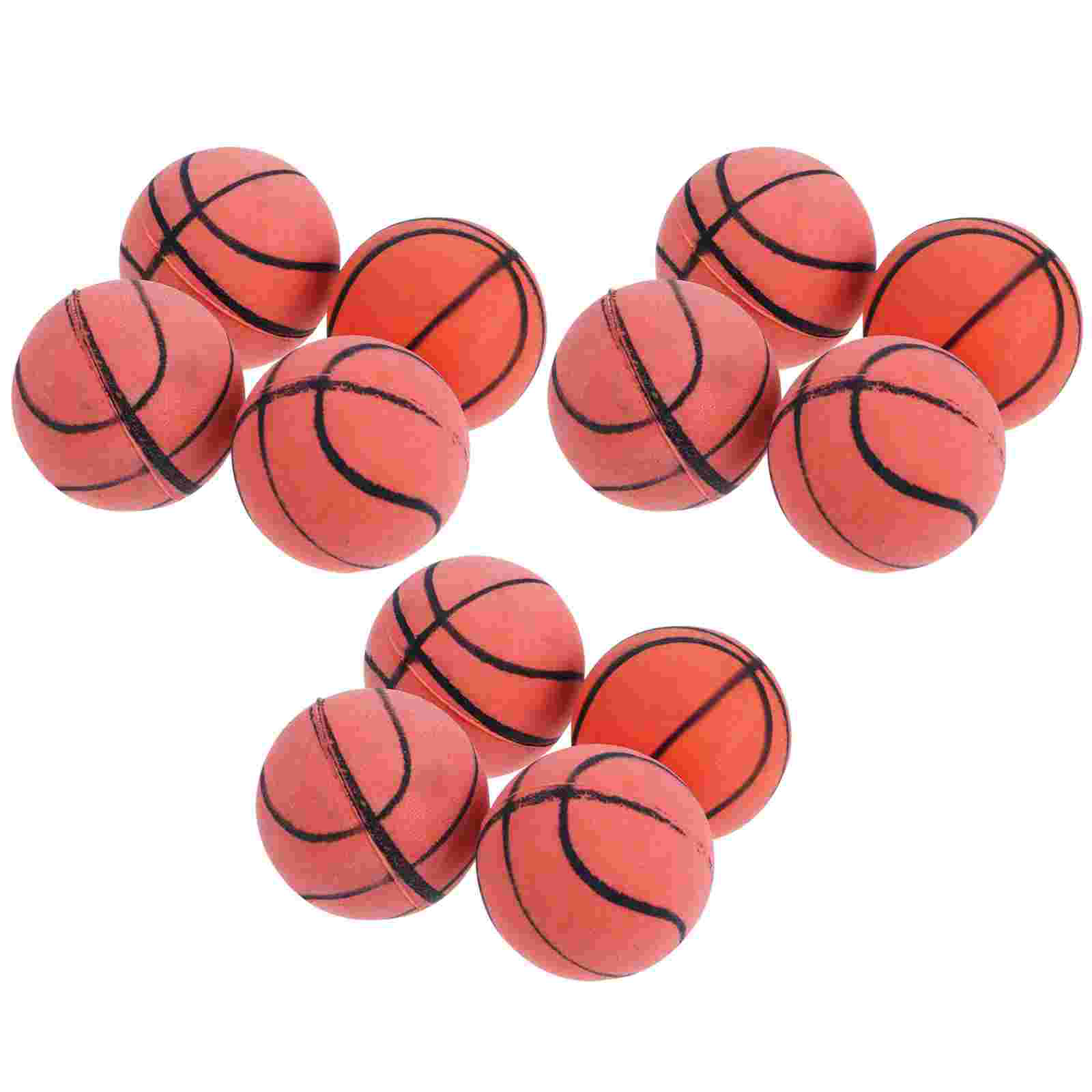 12 pieces plastic educational balls bounce basketball for children girls boys
