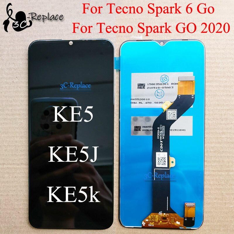 Écran tactile LCD pour Tecno, pour modèles Spark 6 go / spark go , testé