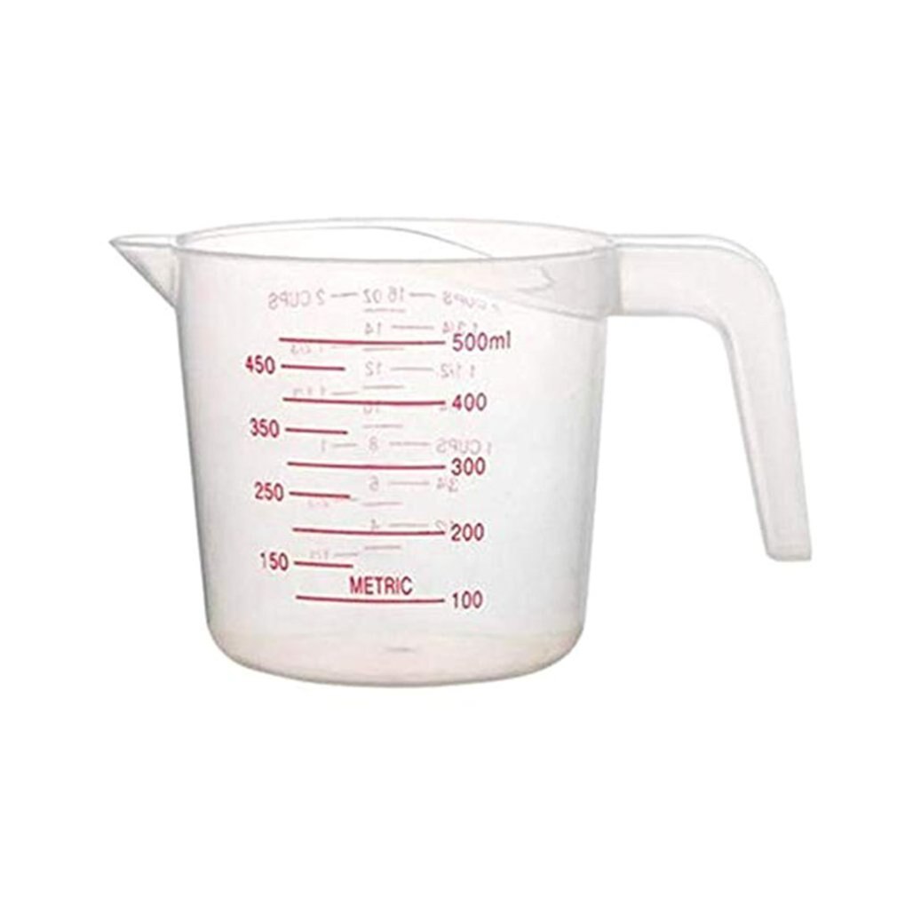 Instruments de mesure en plastique de alimentaire avec échelle: 500ML