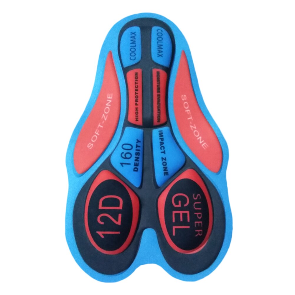 Soft Seat Pad Racefiets Anti Shock Rijden Base Outdoor Fietsbroek Fietsers Siliconen Kussen Fiets Mode Accessoires: 12D Red
