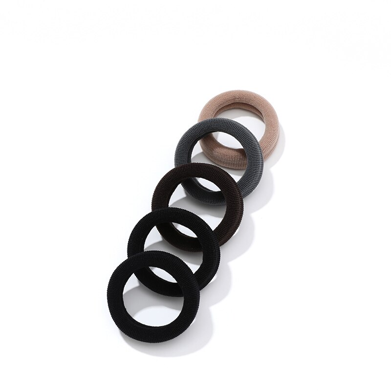 2/5/10 Teile/satz Frauen Mädchen Einfache Feste Breite Scrunchies Gummibänder Dame Weiche Elastische Haarband Weibliche haar Zubehör