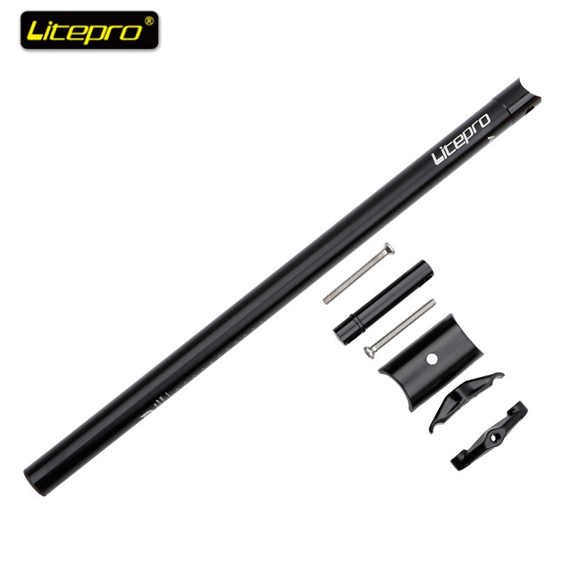 Litepro Voor Brompton Zadelpen 31.8*580Mm Voor Pike Vouwfiets Voor Aceoffix Zadelpen Aluminium