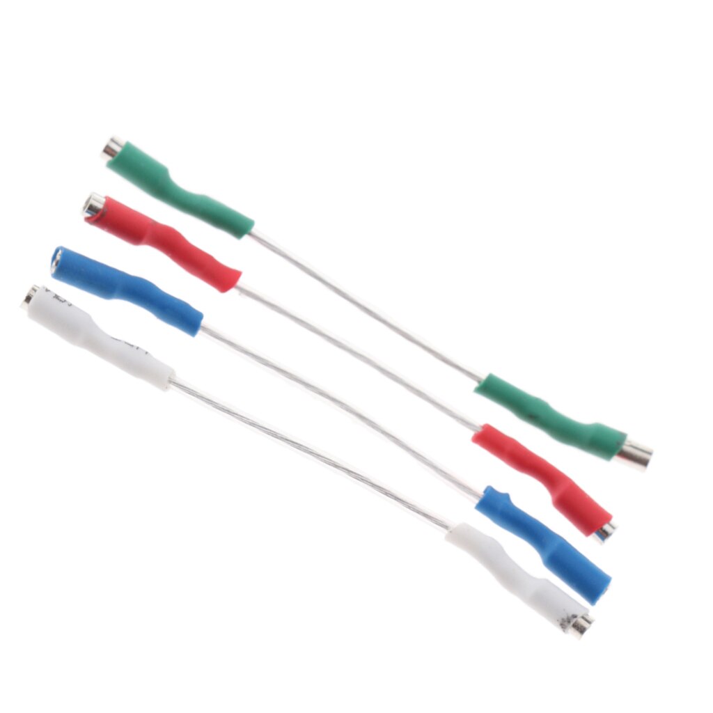 4 Pieces Phono Headshell Lead Wires, Turntable Phono Headshell Lead Wires