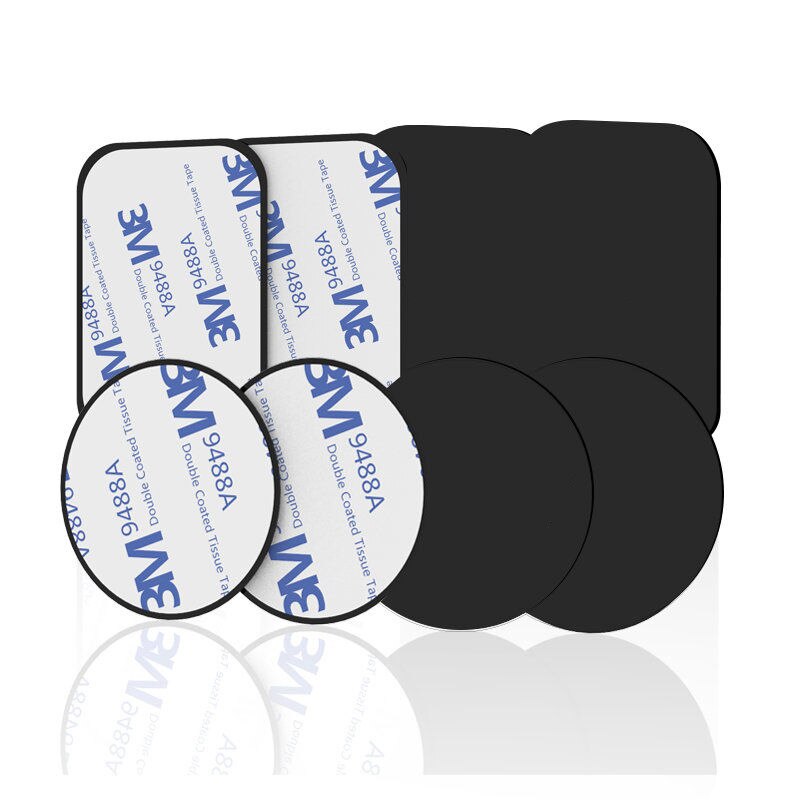 Plaque métallique magnétique universelle pour support de téléphone de voiture, feuille de fer, autocollant de disque, support magnétique de téléphone portable pour IPhone
