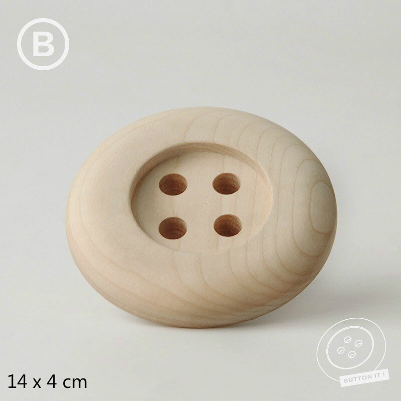 Woody Robe Hooks Home Decor Knobs Wall Hanger with Nail Natural Oak Wood Button Handrail Wall Storage Shelf Rack: B