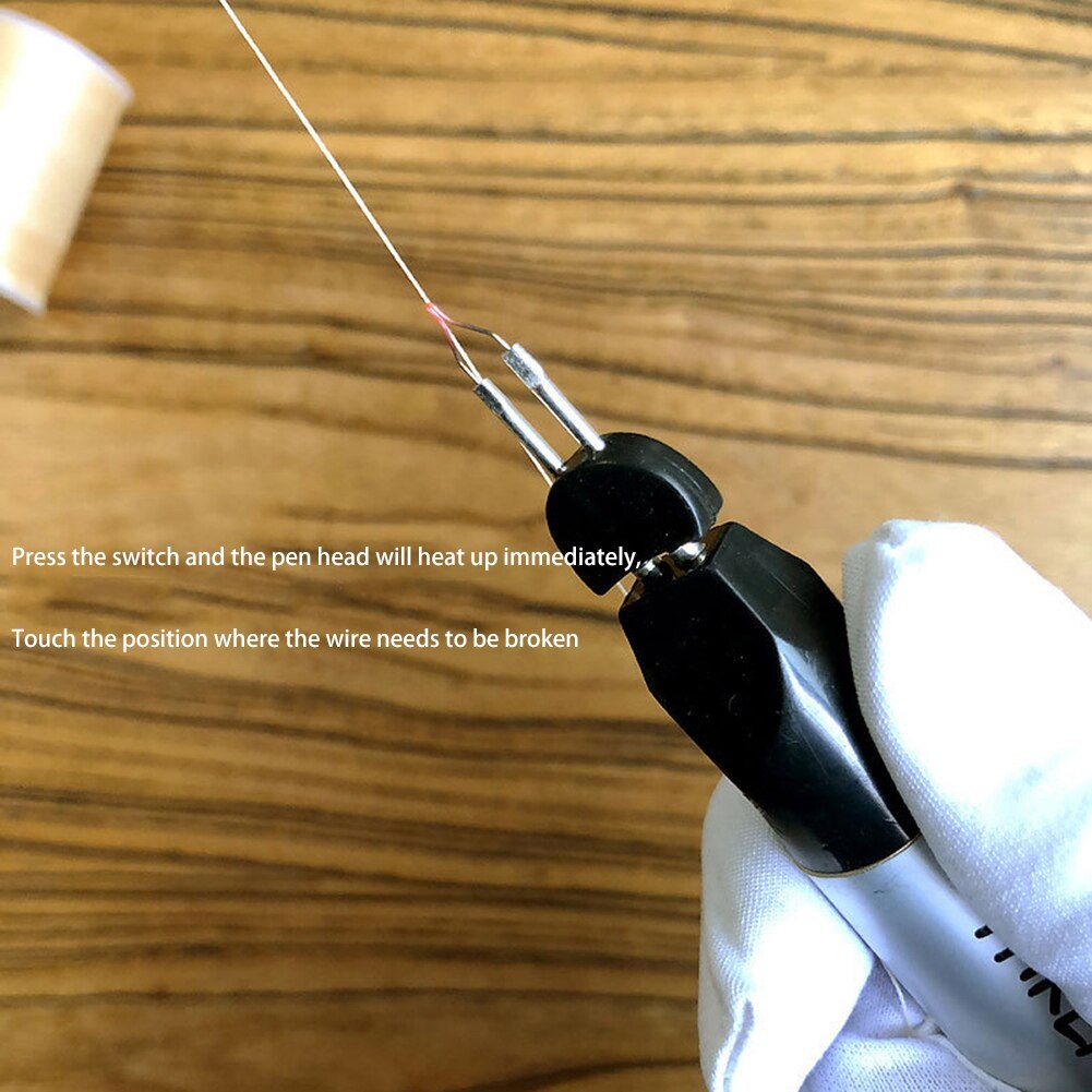 Puntas de repuesto para quemador de cable de hilo, pluma de soldadura de fusión máxima para acabado de tejido de cuentas
