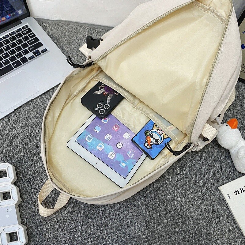 Rucksack für sterben mittelschule, geeignet für Teenager-mädchen, schülerinnen, schulrucksack, lässig-preppy stil