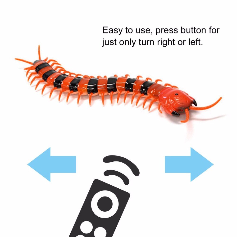 NEUE Elektrische Infrarot RC Tausendfüßler Simulation Insekten Fernbedienung Tausendfüßler Wiederaufladbare Elektrische Heikles Lustige Katze Hund Spielzeug