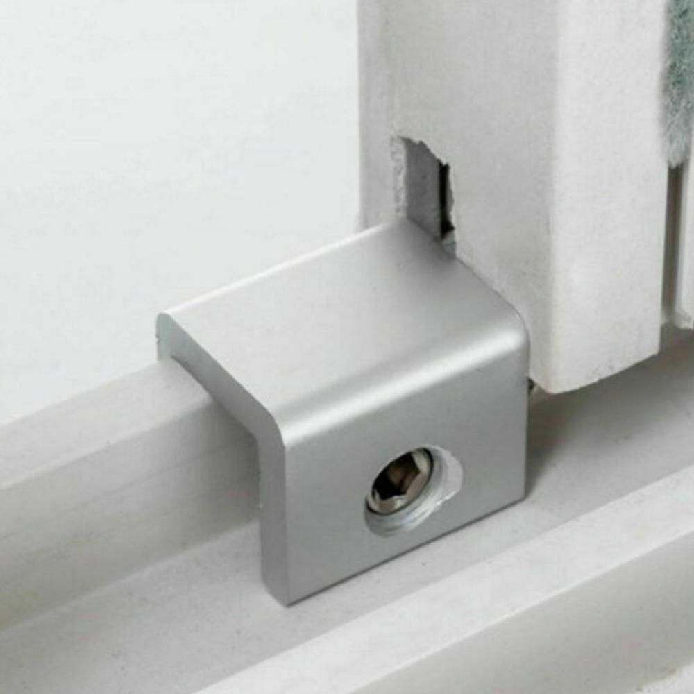 1pc Door Window Lock Restrictor Aluminum Sliding Door Anti-Theft Lock Children Security window Cable Limit Lock Safety Key Lock