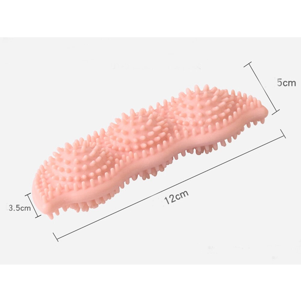 Husdjurshund rengöring av tänder leksaker valp ärtformad träning bettålig tugga molar tänder interaktiv studspinne pusselleksak