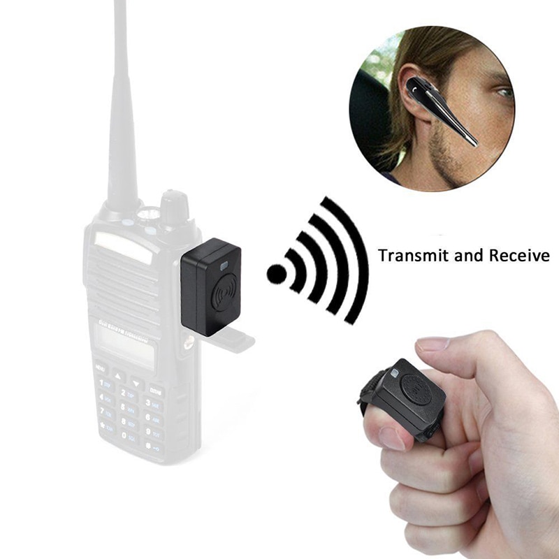 Handsfree senza fili Della Cuffia Auricolare bluetooth walkie talkie per Motorola KENWOOD macchina Auricolari Casco UV 5r Baofeng uv-9r uv-xr