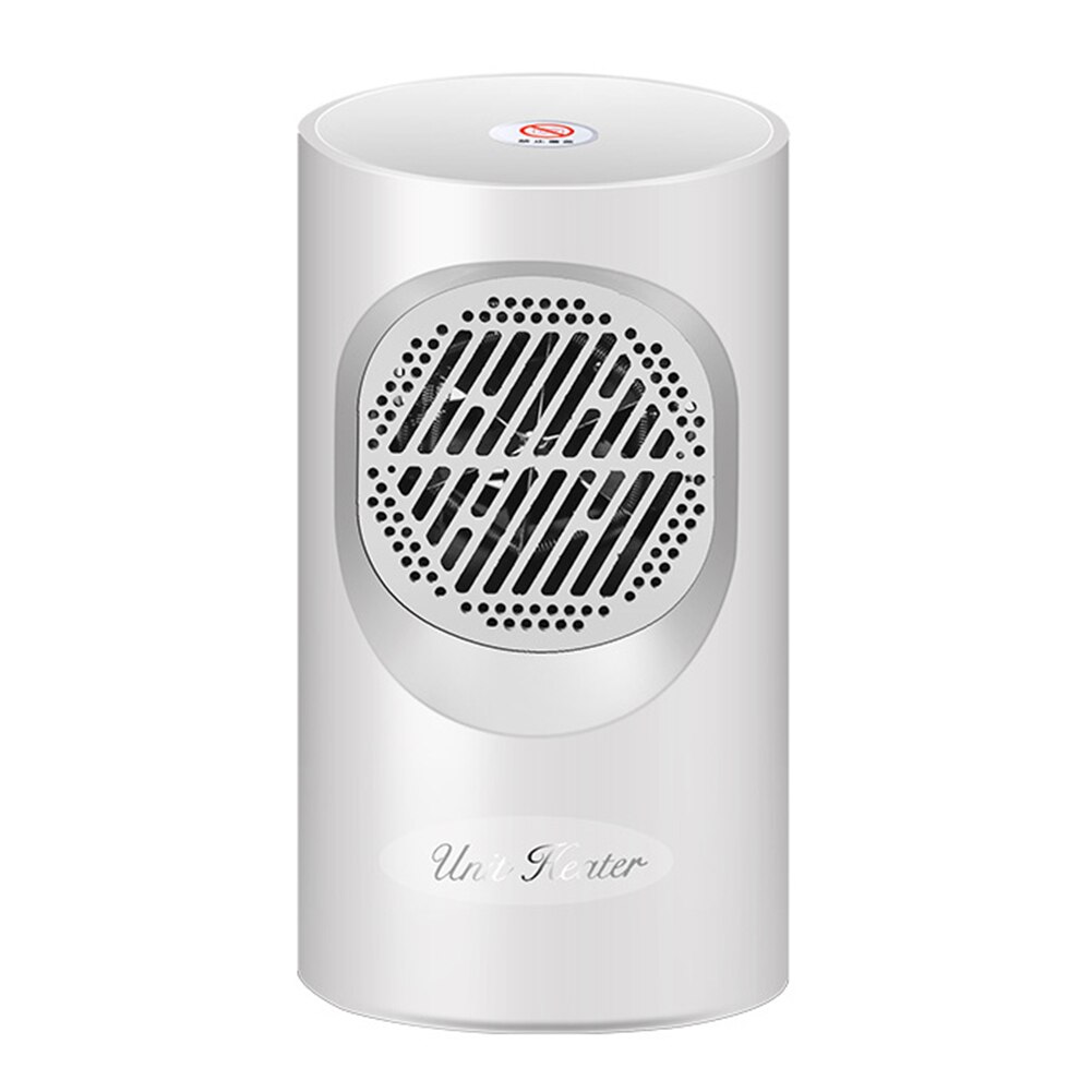 Elektrische Kachel Draagbare Spiraal Verwarming Handige Stille Desktop Warmer Machine Voor Auto Home Office Snelle Kamer Verwarming Ventilator: WHITE / VS