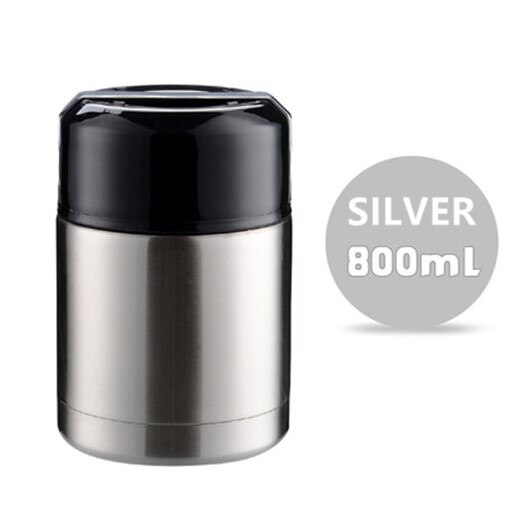 Boîte à déjeuner Thermos de grande capacité 800ML/1000ML, conteneurs portables en acier inoxydable pour aliments et soupe, flacons sous vide Thermocup: green
