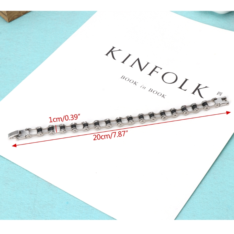 Classic Rvs Biker Motorcycle Chain Mannen Armband Sieraden