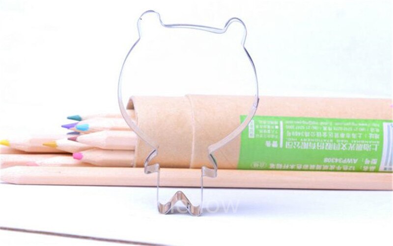 Coupe-biscuits petit ours en acier inoxydable | Petit ours mignon en métal, coupe-pâtisserie et Fondant, outils de cuisson 1 pièce